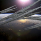 Illustration for article titled The ships of emBattlestar Galactica/em, immortalized in thousands of LEGO bricks